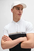 BOSS x Matteo Berrettini slim-fit polo shirt with UV protection