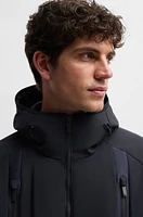 Water-repellent regular-fit jacket performance twill