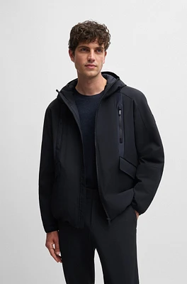 Water-repellent regular-fit jacket performance twill