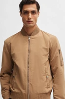 Water-repellent jacket a regular fit