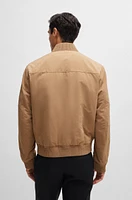 Water-repellent jacket a regular fit