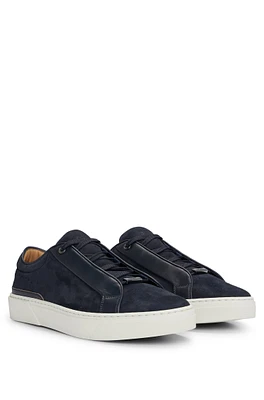 Gary Italian-made trainers leather and suede