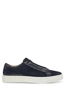 Gary Italian-made trainers leather and suede