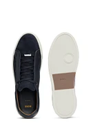 Gary Italian-made trainers leather and suede