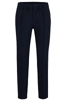 Slim-fit trousers stretch wool