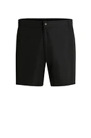 Logo-trimmed swim shorts quick-dry ripstop fabric