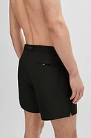 Logo-trimmed swim shorts quick-dry ripstop fabric