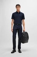 Slim-fit shirt performance-stretch jersey