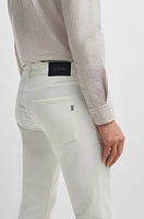 Slim-fit jeans black mechanical-stretch denim