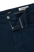 Slim-fit jeans black mechanical-stretch denim