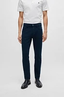 Slim-fit jeans black mechanical-stretch denim