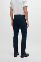 Slim-fit jeans black mechanical-stretch denim