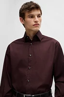 Regular-fit shirt cotton poplin