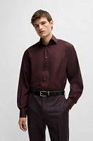 Regular-fit shirt cotton poplin