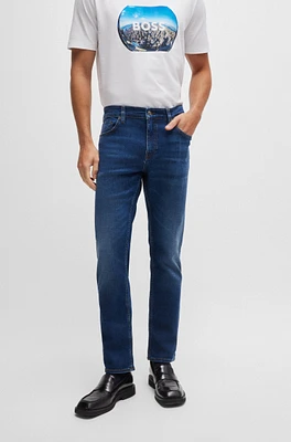 Delaware Slim-fit jeans dark-blue super-soft denim