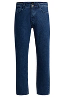 Relaxed-fit jeans blue rigid denim