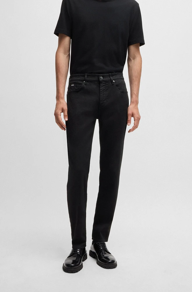 Maine Regular-fit jeans black super-soft Italian denim