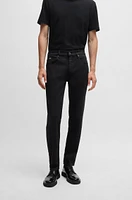 Maine Regular-fit jeans black super-soft Italian denim