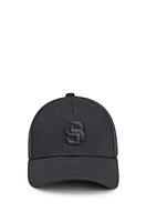  cap with embroidered double monogram