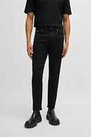 Delaware Slim-fit jeans black-black Italian denim