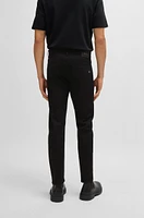 Delaware Slim-fit jeans black-black Italian denim