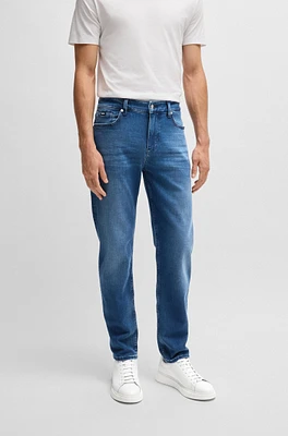 Regular-fit jeans blue soft-touch denim