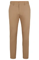 Slim-fit trousers stretch cotton