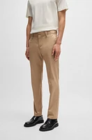 Slim-fit trousers stretch cotton