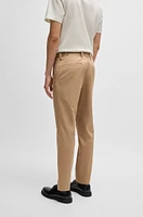 Slim-fit trousers stretch cotton