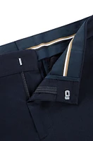 Slim-fit trousers stretch cotton