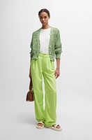 Wide-leg trousers soft twill