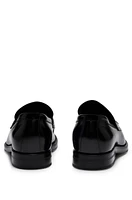 BOSS -  Dressletic leather loafers Black