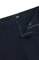 Pantalones slim fit de algodón estructurado