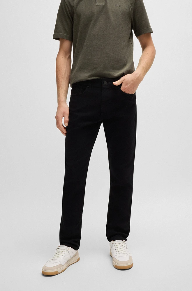 Delaware Slim-fit jeans stay-black comfort-stretch denim