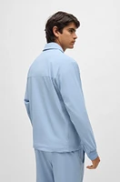 Water-repellent regular-fit jacket with contrast details