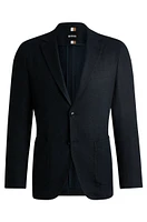 Regular-fit jacket a herringbone stretch-cotton blend