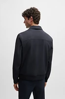 Slim-fit jacket water-repellent performance-stretch fabric