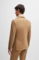 Slim-fit jacket performance-stretch jersey