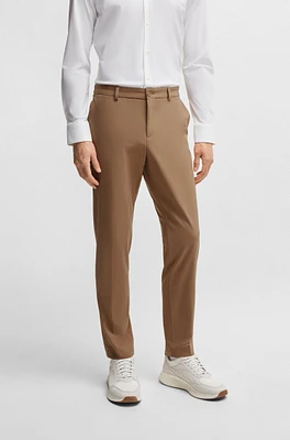 Slim-fit trousers performance-stretch jersey