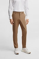 Slim-fit trousers performance-stretch jersey