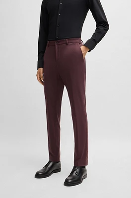 Slim-fit trousers performance-stretch jersey