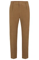 Relaxed-fit trousers cotton twill weave