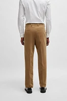 Relaxed-fit trousers cotton twill weave