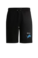 BOSS x NFL cotton-terry shorts with special artwork