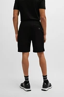 BOSS x NFL cotton-terry shorts with special artwork