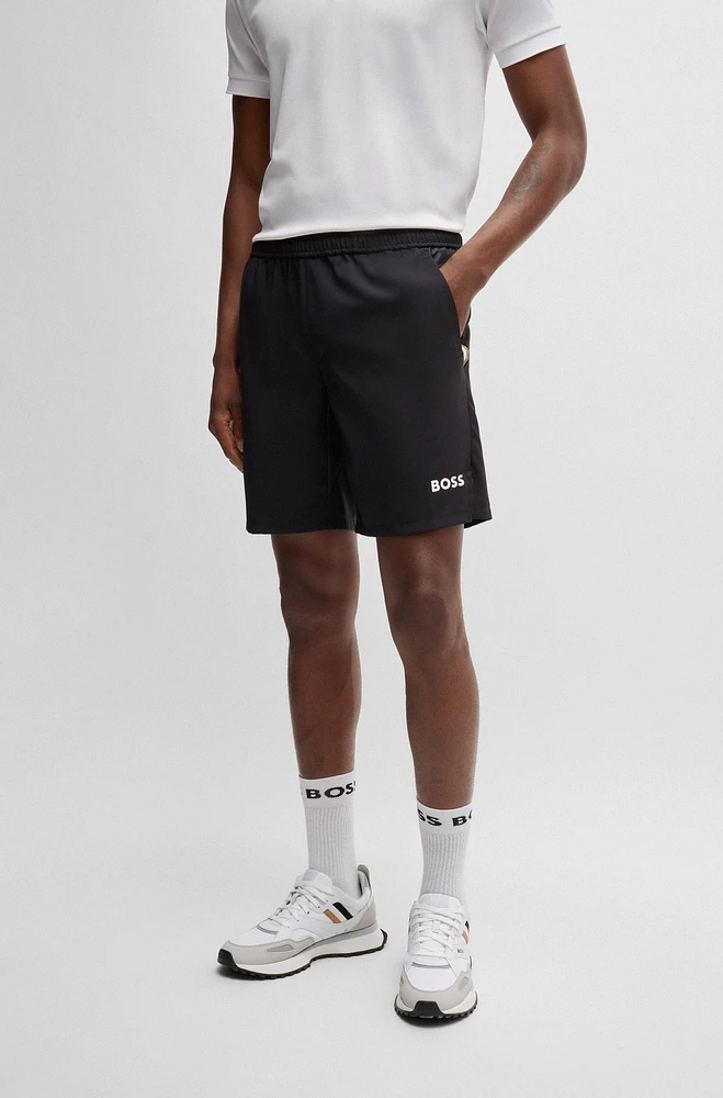 BOSS x Matteo Berrettini shorts quick-dry fabric