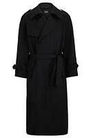 THE CHANGE trench coat with detachable belt