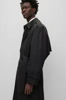 THE CHANGE trench coat with detachable belt