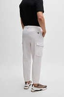 Water-repellent cargo trousers stretch fabric