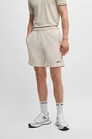 BOSS x Matteo Berrettini tennis shorts with four-way stretch